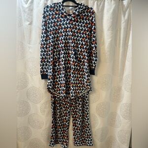 Velour 2 Piece Lounge Set Auburn War Eagle Size Medium or Large